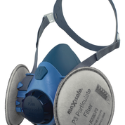 Maxiguard Half Mask Silicone General Purpose Kit with P3 Cartridges (Plain Bag) (MAXR7500G)