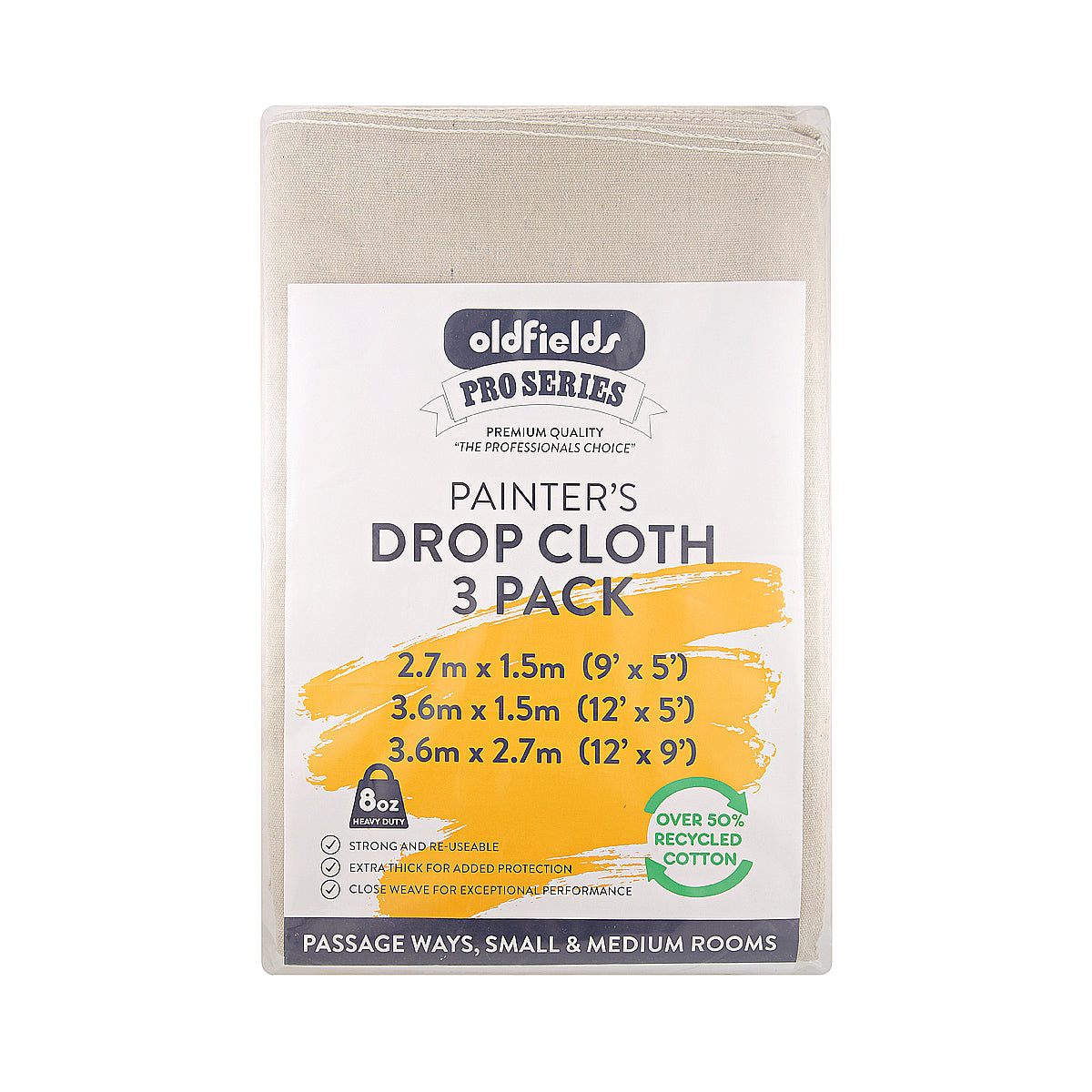 Oldfields Pro Series Drop Cloth 3pk (OLD87PK)