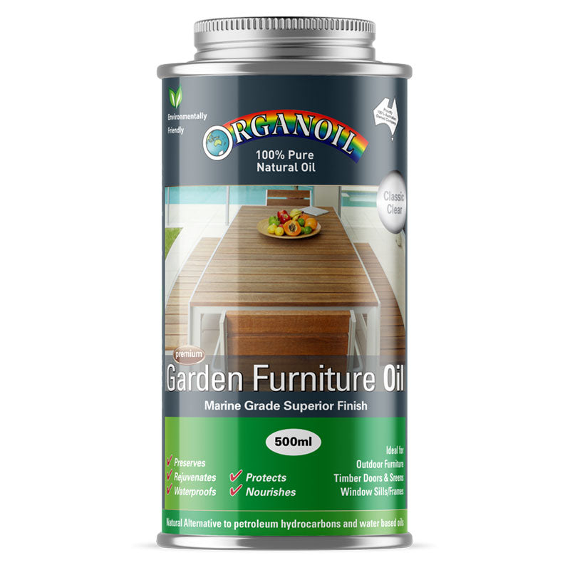Organoil Garden Furniture Oil Clear 500ml