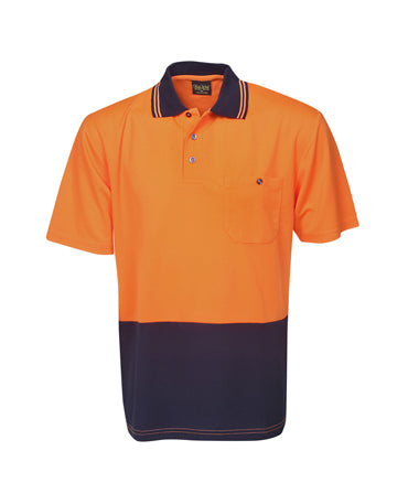 Blue Whale Light Weight Hi Vis Cooldry Polo S/S - Workwear - Shirts & Jumpers - Best Buy Trade Supplies Direct to Trade