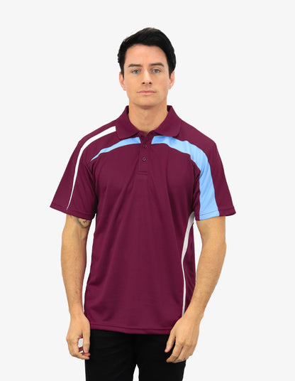 Be Seen Contrasting Front and Side Panels Polo (Additional Colours) (BSP2014)