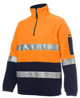 JB's Hi Vis (D+N) 1/2 Zip Polar Fleece (JBS6DNPF) - Best Buy Trade Supplies