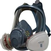 Maxiguard Full Face Silicone Respirator with A1P2 Cartridges (MAXR690P-L)
